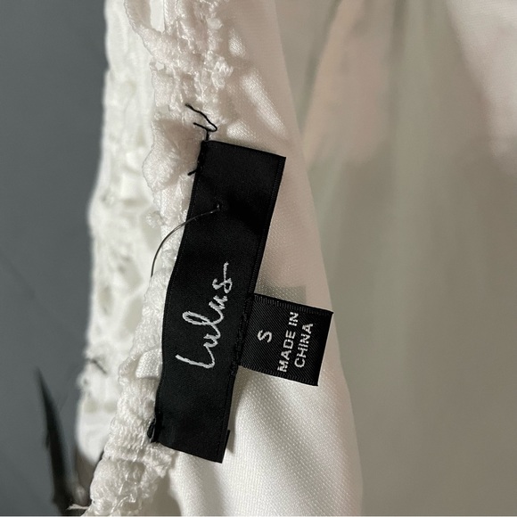 Lulus Romance Language White Backless Lace Dress - Picture 8 of 8
